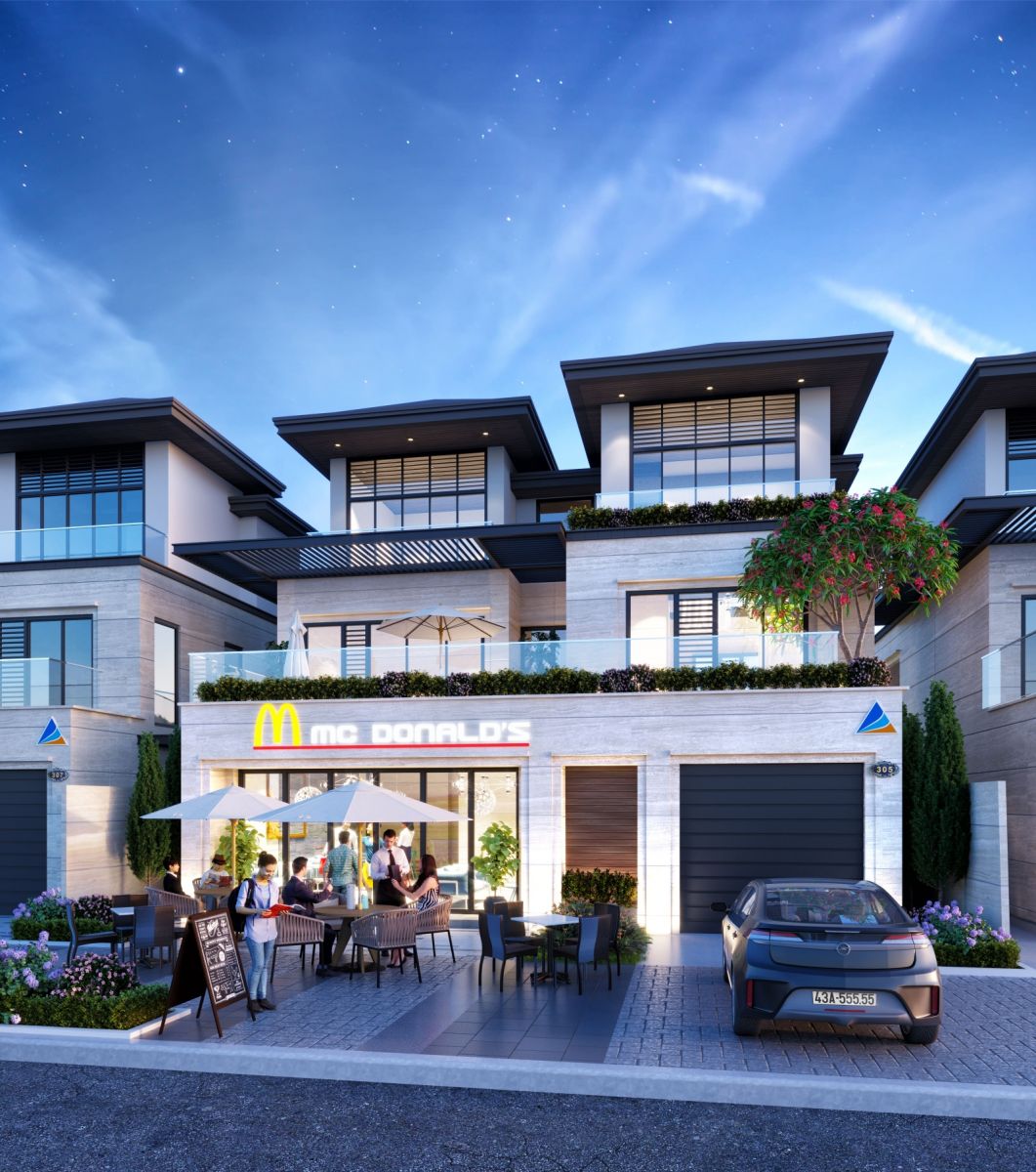 Phối cảnh biệt thự mẫu C tại Regal Victoria