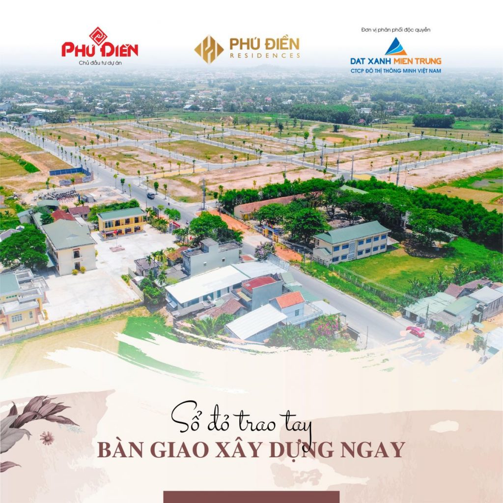 các tiện ích dự án PHÚ ĐIỀN RESIDENCES