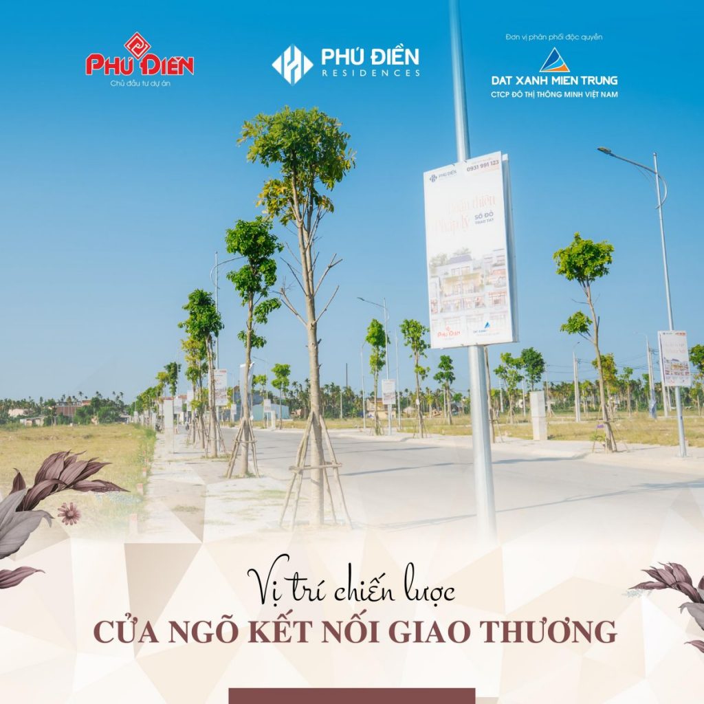 các tiện ích dự án PHÚ ĐIỀN RESIDENCES